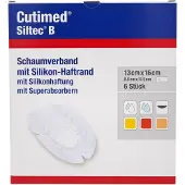 Bsn Medical Cutimed Siltec B 13x16 cm Schaumverband (6 Stk.) 6 St Kombipackung