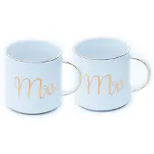 Intirilife Kaffeetasse Mrs und Mrs