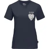 Jack Wolfskin Damen Shirt DISCOVER HEART T W
