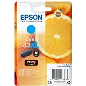 Epson Oranges Singlepack Cyan 33XL Claria Premium Ink, Hohe (XL-) Ausbeute, Cyan, 8,9 ml, 1 Stück(e), 650 Seiten