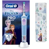 Oral-B Vitality Pro Frozen, Kind, Rotierende-vibrierende Zahnbürste, Puls, Schwarz, Grau, 2 min, Schwarz