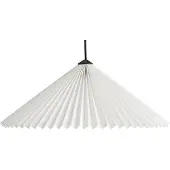 HAY Matin 500 Pendelleuchte White - , Weiß, für Wohnzimmer, Stoff / Textil