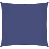 vidaXL Sonnensegel Oxford-Gewebe Quadratisch 6x6 m Blau