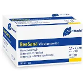 Beese Medical unsterile Vliesstoffkompressen 4- lagig100 Stück 10 x cm 100 St Kompresse