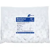 Meditrade BeeSana Mulltupfer, ohne RöKo, steril, 25 x 26 cm, Rundform, 2+3 Stk