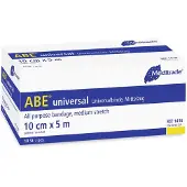 Meditrade Abe universal dauerelastische Universalbinde, unsteril, 10 cm x 5 m, 1 Packung = Stück St Kombipackung