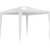 vidaXL Partyzelt 2,5 x 2,5 m Weiß