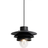 QAZQA Design-Außenpendelleuchte schwarz IP44 - Morty