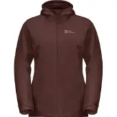 Jack Wolfskin Damen Moonrise 3in1 Jacke dark maroon XS