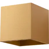Sollux Wandleuchten QUAD 1 golden 1xG9 8W Stahl 10x12.5x10cm