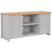 vidaXL TV-Schrank Grau 120x39x58 cm