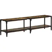 vidaXL TV-Schrank 150x30x41 cm Altholz Massiv
