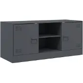 vidaXL TV-Schrank Anthrazit 99x39x44 cm Stahl