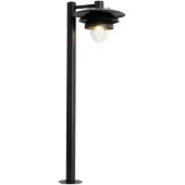 QAZQA Design Außenpoller Schwarz 100 cm IP44 Morty