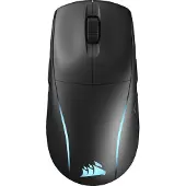 Corsair M75, Beidhändig, Optisch, RF Wireless + Bluetooth, 26000 DPI, Schwarz