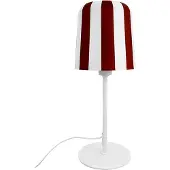 Dyberg Larsen Gry Tischleuchte Dark Rot/Weiß - , Gry, Rot, für Wohnzimmer, Metall, Design