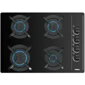 Teka Gbc 64003 Kba Bk Gasglasplatte 4 Brennern