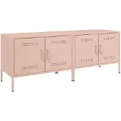 vidaXL TV-Schränke 2 Stk. Rosa 68x39x50,5 cm Stahl