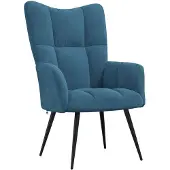 vidaXL Relaxsessel Blau Samt