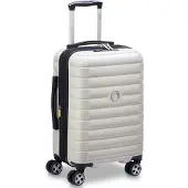 Delsey PARIS Shadow 5.0 Expandable 4DR Cabin Trolley 55 Ivory creme 54cm