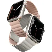 Uniq Revix doppelseitiges Armband für Apple Watch | 38/40/41/42 mm - Blush Pink / Beige