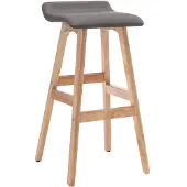 vidaXL Barhocker Dunkelgrau Stoff
