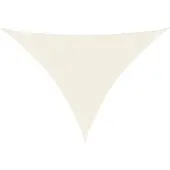 vidaXL Sonnensegel Oxford-Gewebe Dreieckig 4x4x5,8 m Creme