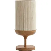 Light & Living Tischlampe Dania Heller Holzdruck