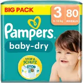 Pampers - Windeln 'Baby Dry Gr.3 Midi 6-10kg' 80 St