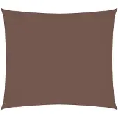 vidaXL Sonnensegel Oxford-Gewebe Rechteckig 2,5x3 m Braun