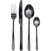 Homla Besteckset B2LUGANO schwarz 24 tlg.