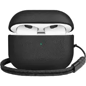 Uniq Terra Echtleder-Hülle für Apple AirPods 3 (2021) - Dallas Black