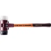 HALDER Schonhammer Durchmesser 40mm 635g Simplex mit Schlageinsatz Super-Kunststoff weiß - 3027040