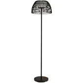 LUCANDE LED-Außenstehleuchte Heribio, schwarz, Eisen, 153 cm
