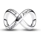 Pandora 793243C00 Silber Charm Für Immer & Ewig Unendlichkeit