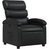 DKD Home Decor Relaxsessel Schwarz Kunstleder