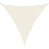 vidaXL Sonnensegel Oxford-Gewebe Dreieckig 4x4x4 m Creme
