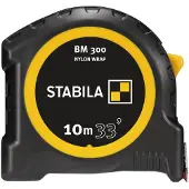 Stabila Taschenbandmass BM 300, cm/inch-Skala