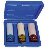 Heytec Impact-Steckschlüssel-Satz 85 mm 3-teilig in Kunststoff-Box