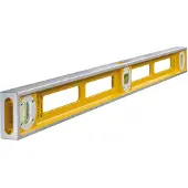 Stabila 02545, Wasserwaage, 0,8 m, Gelb, 0,5 mm/m, Aluminium