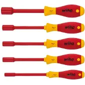 Wiha Schraubendreher Set SoftFinish electric Sechskant-Steckschlüssel 5-teilges Set - 29466