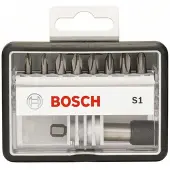 Bosch 8+1-tlg. Schrauberbit-Set, Robust Line, S PH, Extra Hard-Ausführung