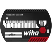 Wiha 7947902 Bit Set FlipSelector Standard 25 mm Sechskant 12-tlg. 1/4" (39039)