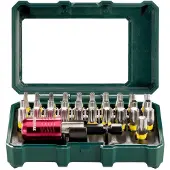 Metabo 626709000, 32 Stück(e), Torx, 10, 15, 20, 25, 27, 30, 40, Chrom-Vanadium-Stahl, 2,5 cm