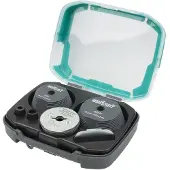 Wolfcraft Aufbohrhilfe-Set 3-teilig