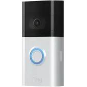 Ring Video Doorbell 3, Farbe:Schwarz-Silber