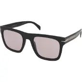David Beckham DB 7000/S FLAT Herren-Sonnenbrille Vollrand Quadratisch Acetat-Gestell, schwarz