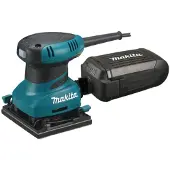 Makita BO4555J, Schwingschleifer, Schwarz, Blau, 81 dB, AC, 2 m, 131 mm