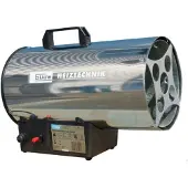 Güde GGH10 INOX Gasheizgebläse Heizstrahler Heizgebläse