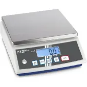 Kern FCF 30K-3 Bordvægt Vejeområde: 30 kg Aflæsningsnøjagtighed: 1 g Batteridrevet, via strømforsyning Flerfarvet